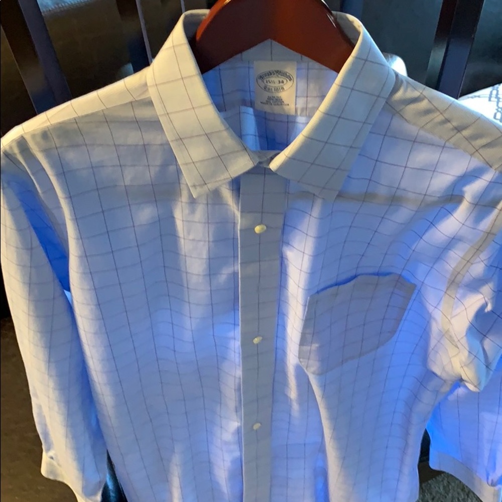 Brook Brothers Dress Shirt 15 1/2 x 34